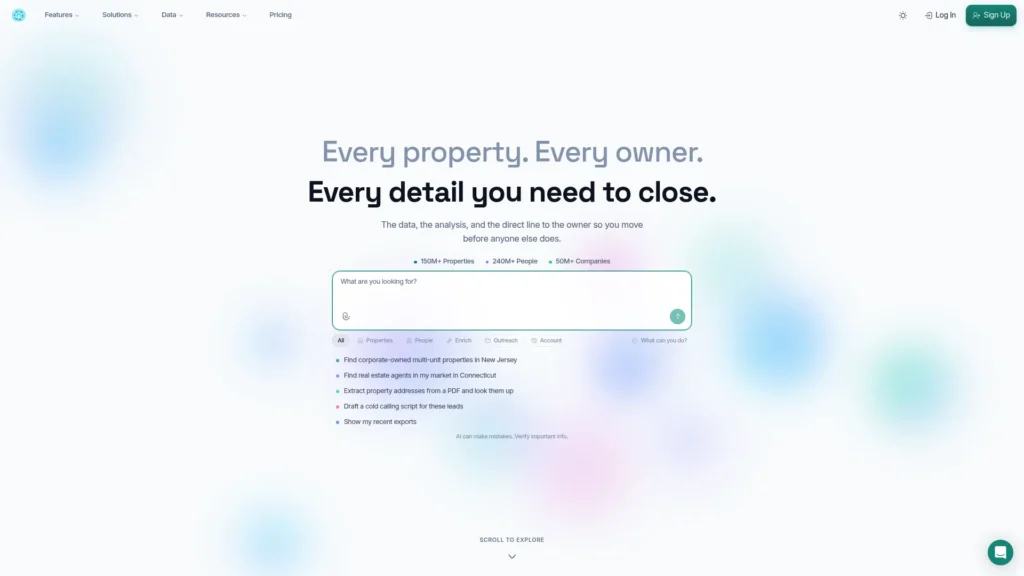 DealMachine real estate lead generation and driving for dollars platform