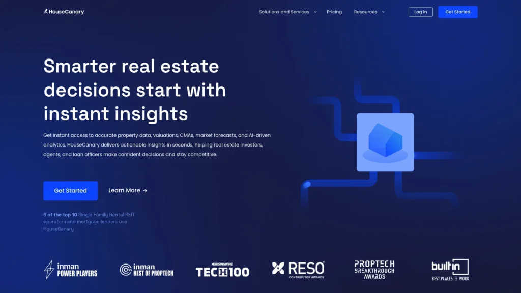 HouseCanary AI property valuation and real estate analytics platform