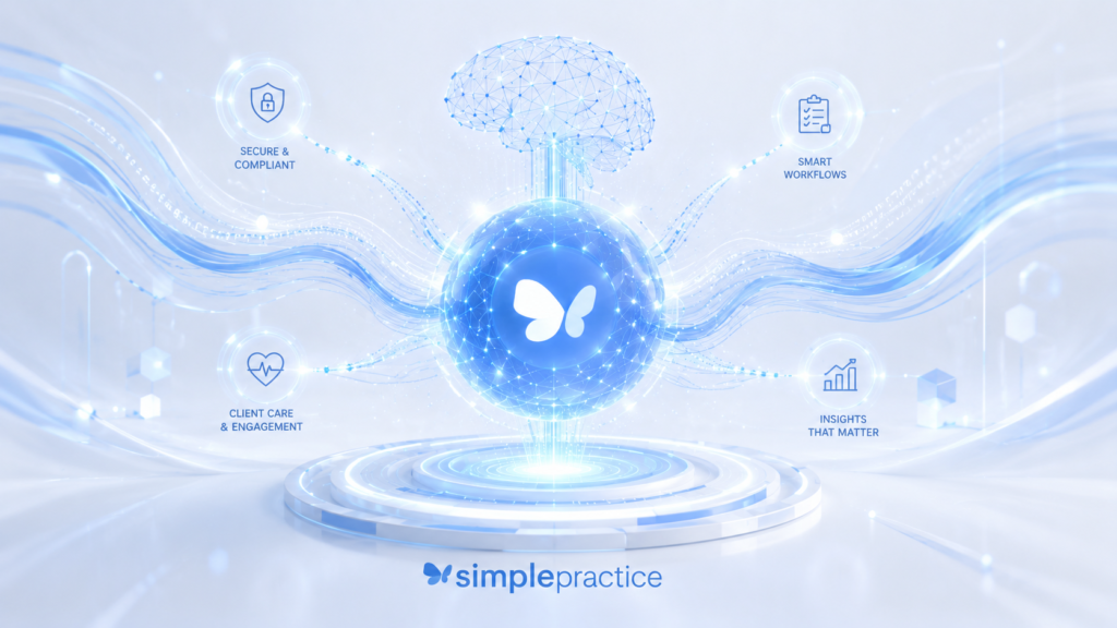 simple practice ai tool for therapist