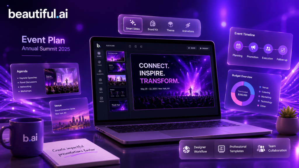 Best AI Tools for Event Planners to Organize and Market Events in 2026 beautiful ai tool for event planners