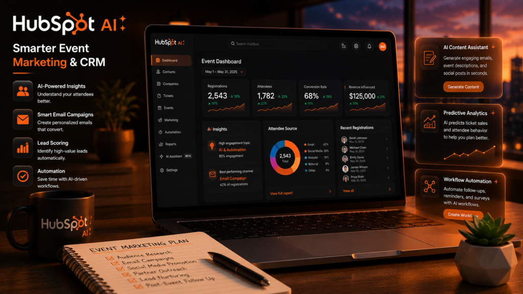Best AI Tools for Event Planners to Organize and Market Events in 2026 hubspot ai tool for event planners