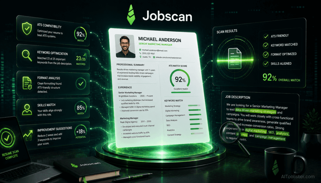 jobscan ai tool for resume builder