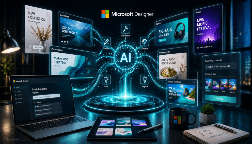 mircrosoft designer ai tool for image generator