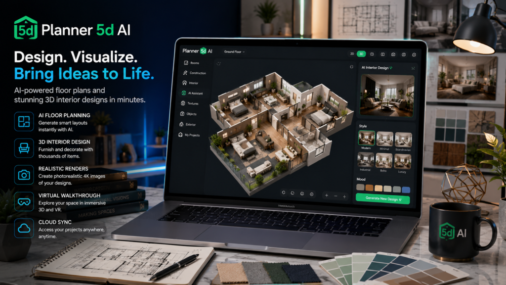 planner 5d ai tool for interior designer