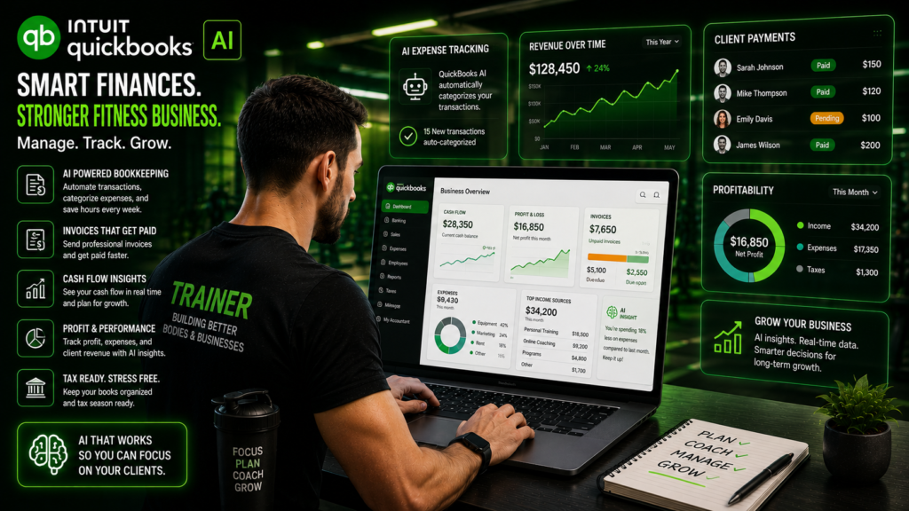 quickbooks ai tool for personal trainer