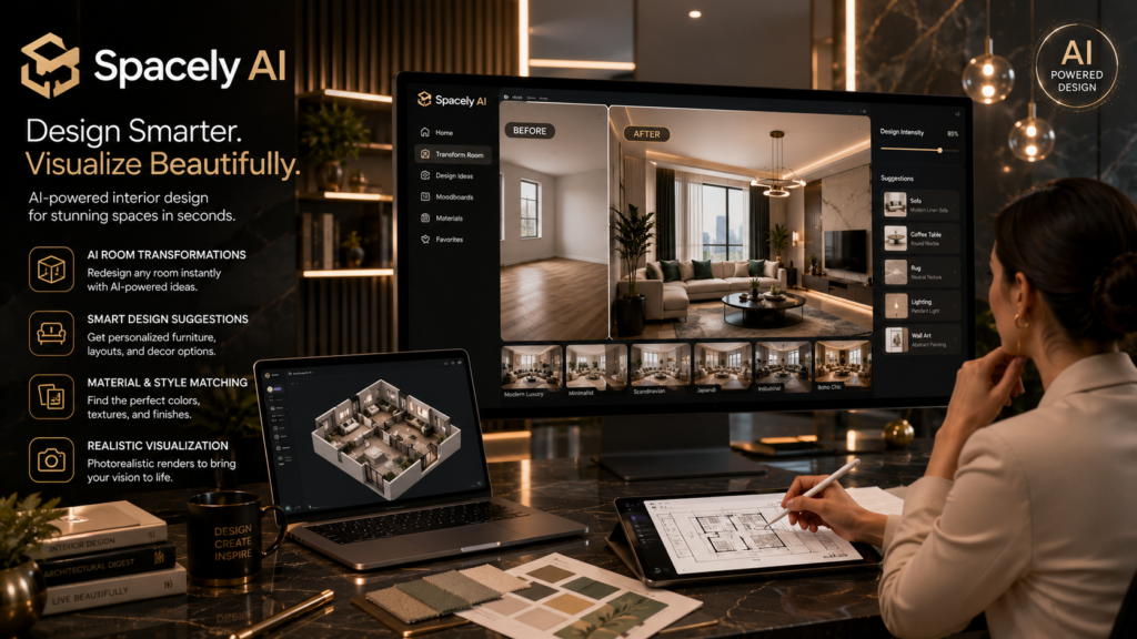 spacely ai tool for interior designer