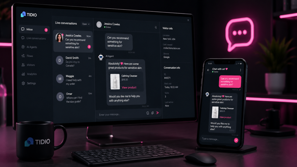 tidio ai tool for therapist