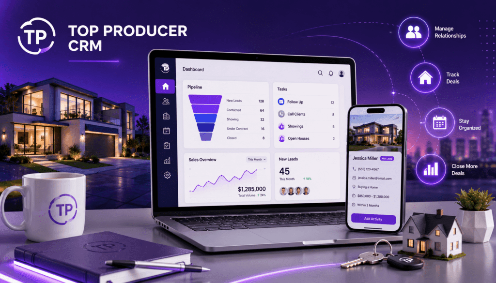 top producer crm ai tool for real estate agent